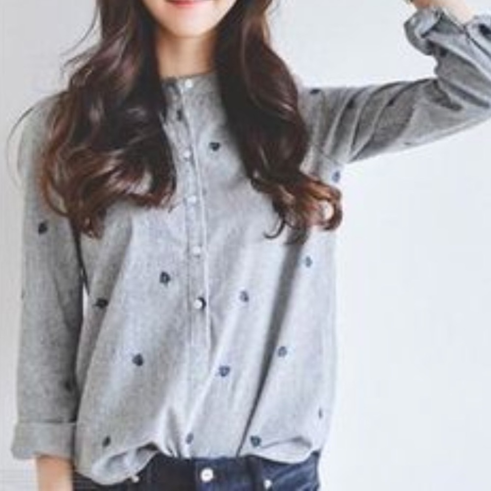 Stand Collar Blouse